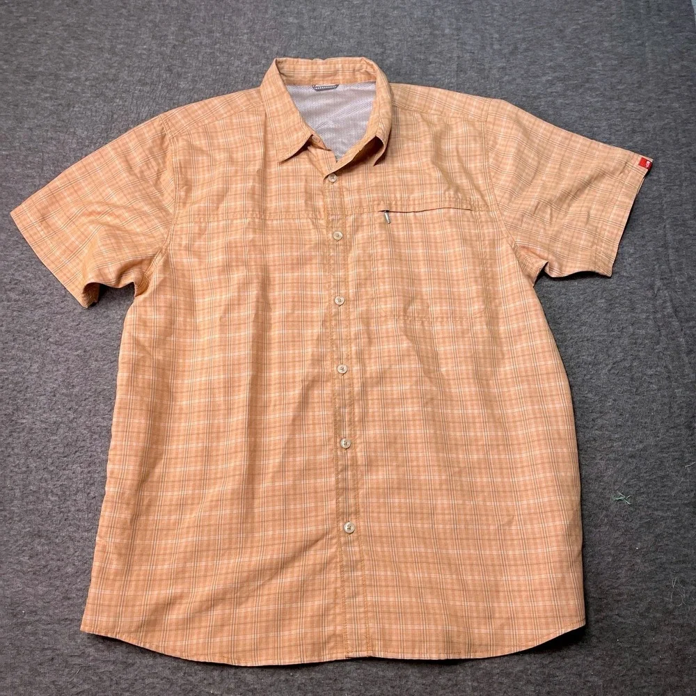 The North Face Shirt Mens XXL 2XL Plaid Short Sleeve Button Up Hiking Camping